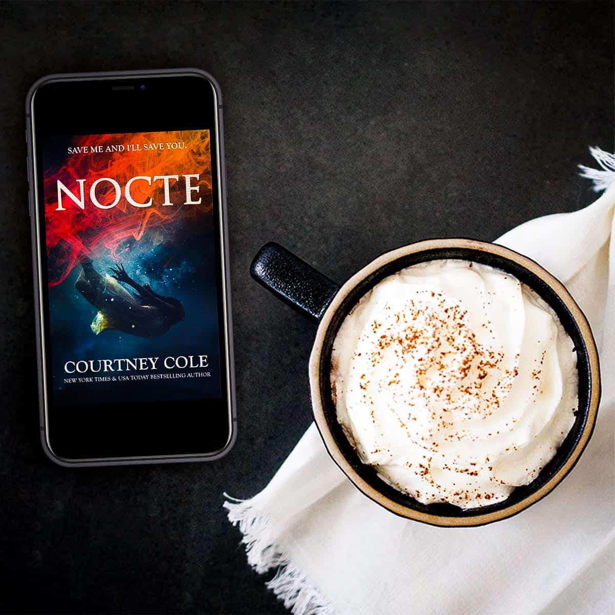 Nocte by Courtney Cole is a dark and moody psychological romantic suspense that is haunting and chock-full of mystery that is both unexpected and thrilling!
