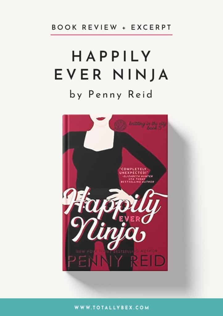 Happily Ever Ninja by Penny Reid has heart, heat, and a surprising element of suspense. It's the fifth book and a great addition to the Knitting in the City series!