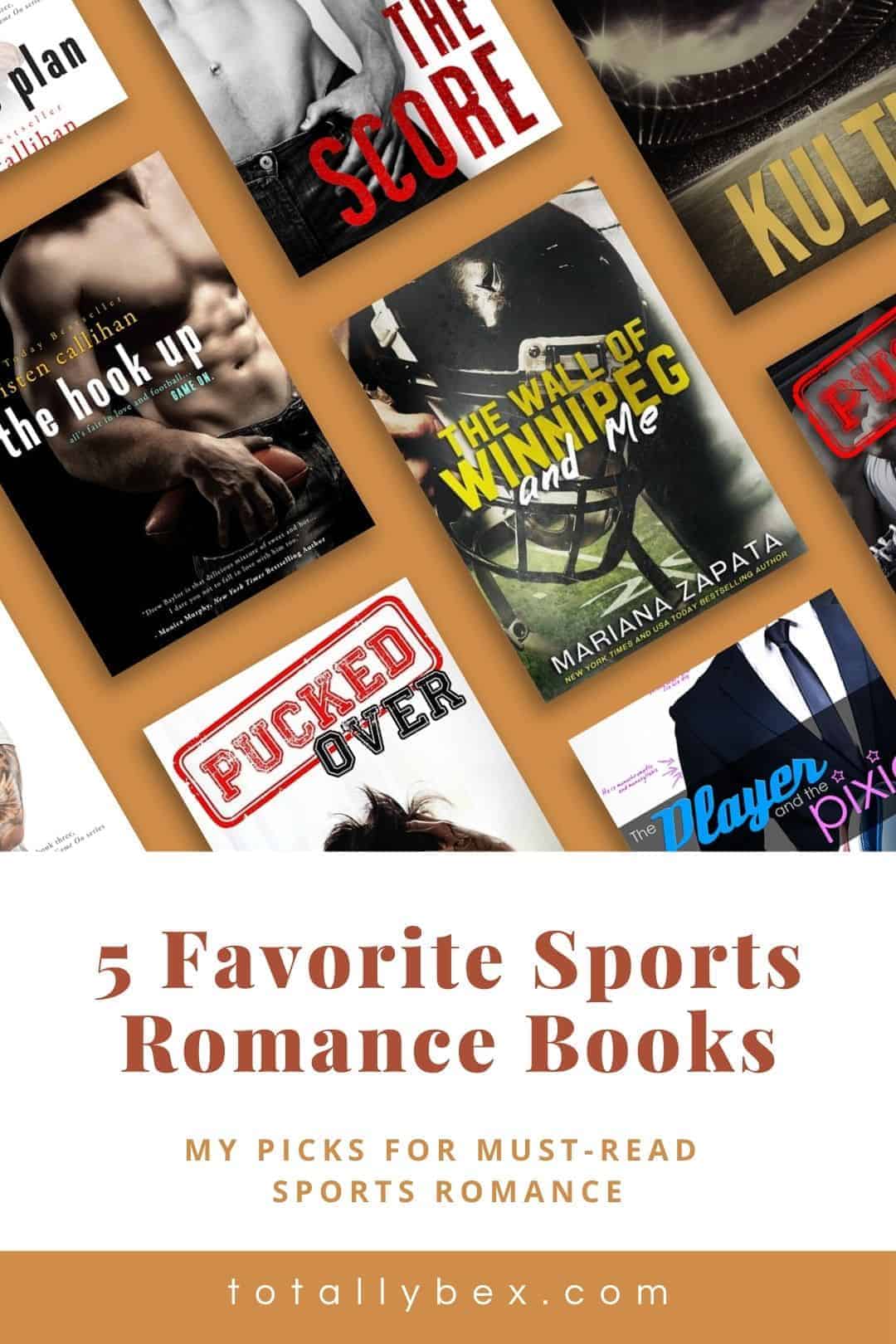 5 Favorite Sports Romance Books-Pinterest