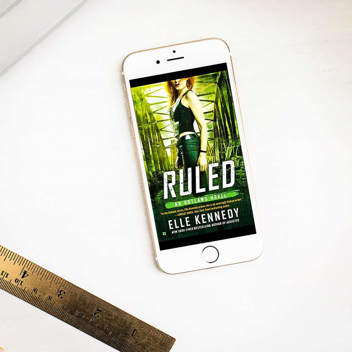 Ruled by Elle Kennedy is a post-apocalyptic survival and dystopian menage erotica that is intense, emotional, suspenseful, and all kinds of hot!