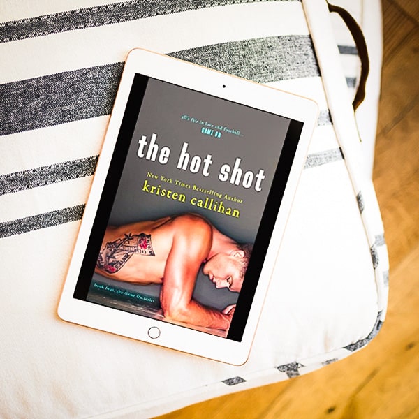 The Hot Shot by Kristen Callihan is pure slow-burning sports romance perfection from the witty and snarky banter to the sweet and sexy friends-to-roommates-to more romance.