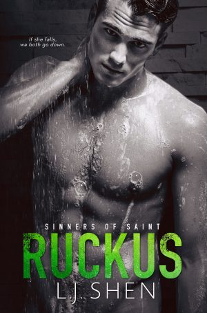 Ruckus by L.J. Shen, the second book of the Sinners of Saint series, is an emotional and angsty forbidden enemies-to-lovers contemporary romance—plus, it's my personal favorite in the series!