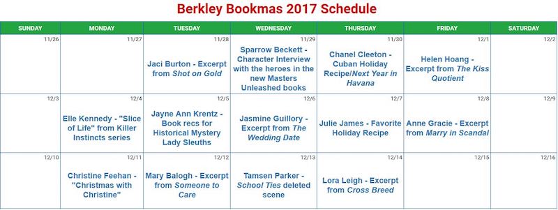 Berkley Bookmas Calendar