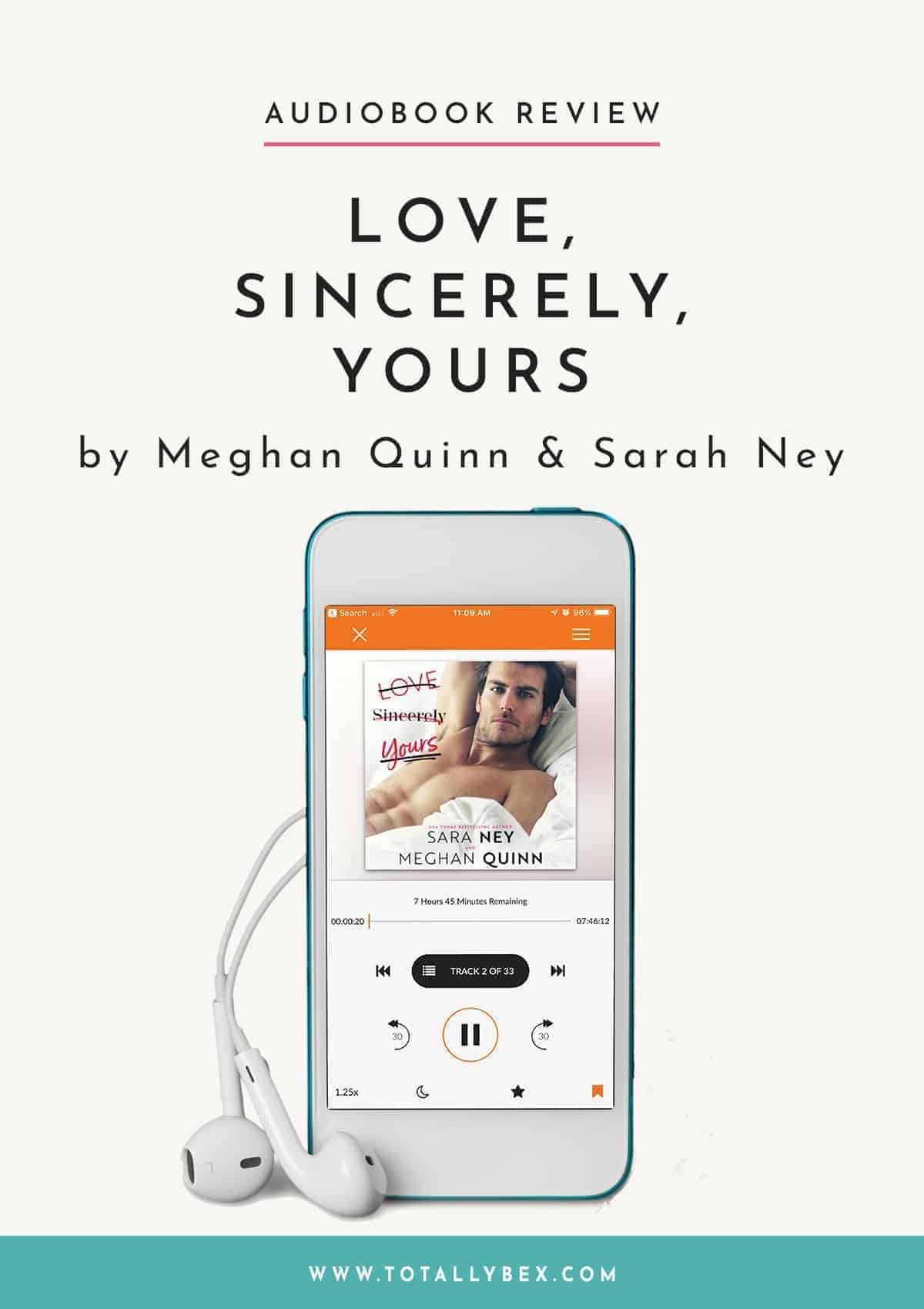 Love, Sincerely, Yours by Meghan Quinn and Sara Ney is a light and hilarious office romance with quirky characters, amazing banter, and tons of slow-burning tension