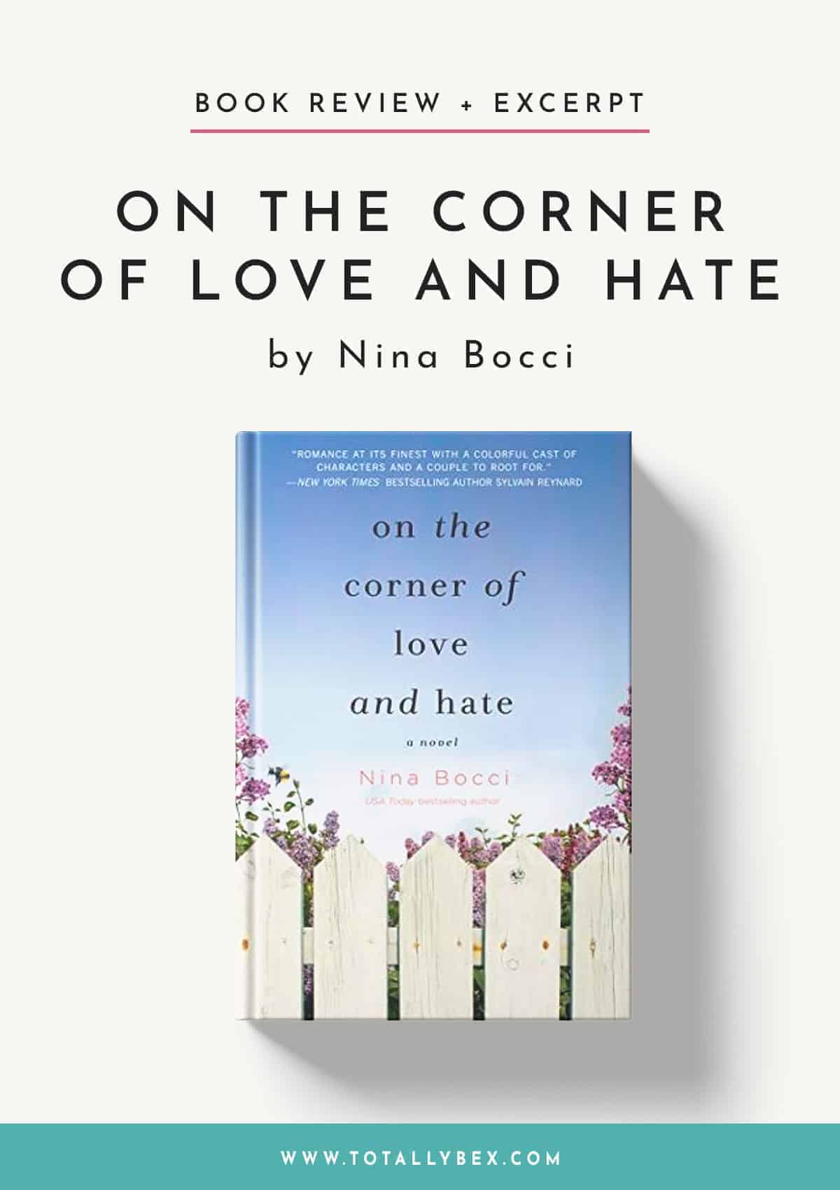 On the Corner of Love and Hate by Nina Bocci-Book Review+Excerpt