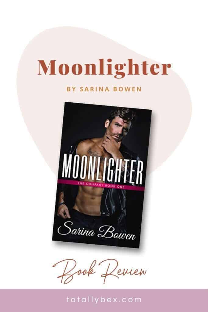 Moonlighter by Sarina Bowen, the first book in The Company series, is a fun sports romance with tons of great banter, suspenseful espionage, fake dating, and only one bed!