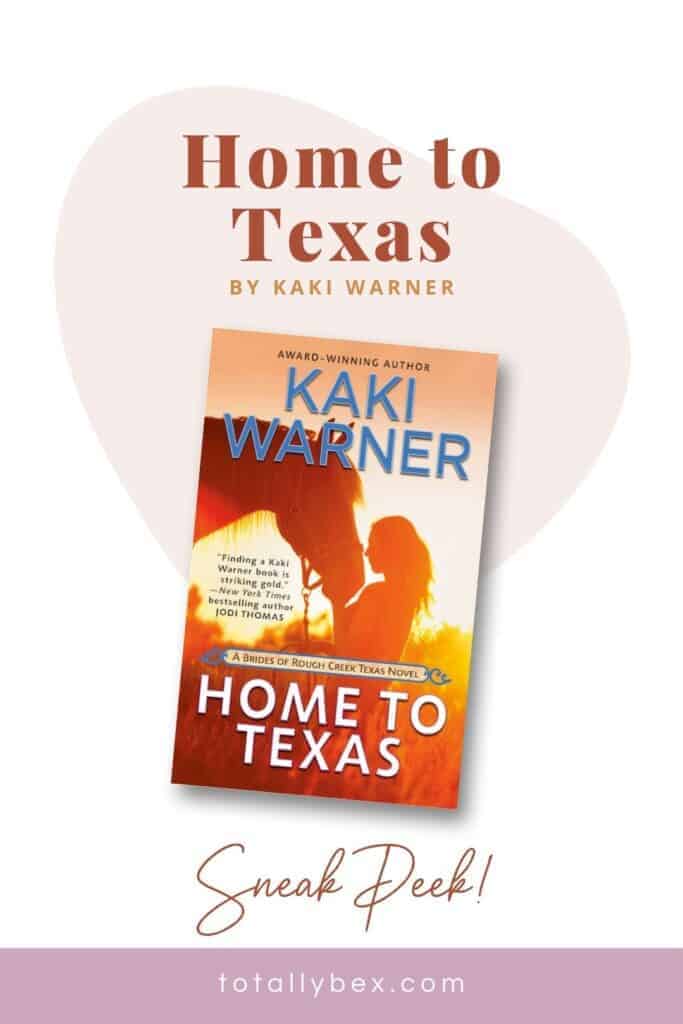 Enjoy this excerpt from Home to Texas by Kaki Warner, a suspenseful western romance about two ex-soldiers who get a fresh start and a second chance at love!