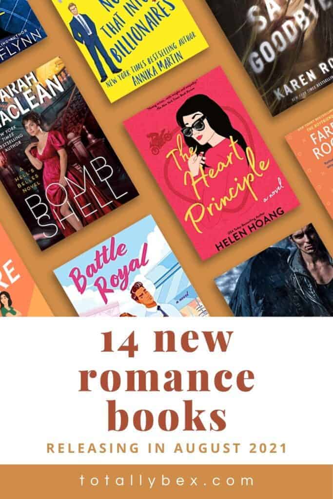 14 New Romance Books for August 2021 is a curated list of contemporary romance books, historical romance, and fantasy romance to add to your TBR!
