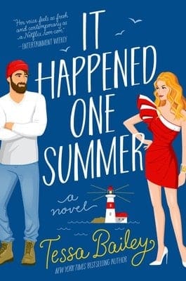 It Happened One Summer by Tessa Bailey is a fun, sweet, steamy, and swoony opposites attract romance featuring a grumpy fisherman and a pampered socialite.