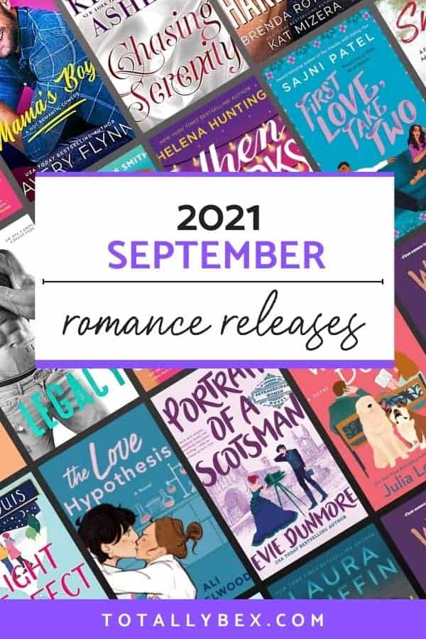 15 New Romance Books for September 2021 is a curated list of contemporary romance books, historical romance, and romantic suspense to add to your TBR!