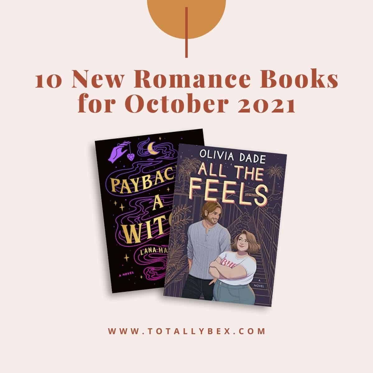 10 New Romance Books for October 2021 is a curated list of contemporary romance books, paranormal romance, and sports romance to add to your TBR!