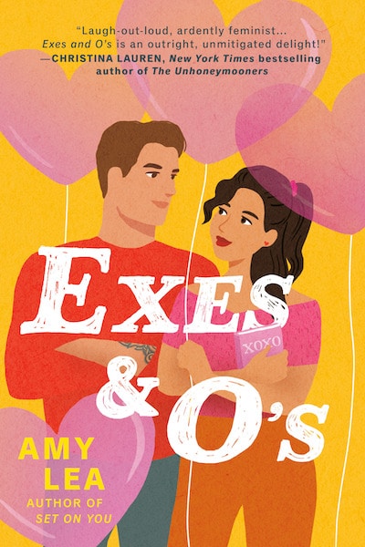 Get a sneak peek of Exes & O's by Amy Lea, a rom-com about a romance novel-obsessed social media influencer who revisits her exes on her hunt for true love!