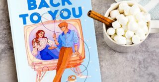 And Now, Back to You by BK Borison on a gray background next to a mug of marshmallows